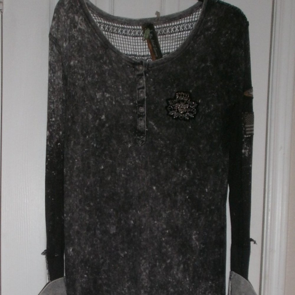 ARATTA SILENT JOURNEY sz XL Long  BOHO FUNKY  MAXI DRESS